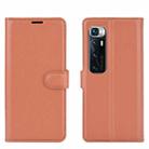 For Xiaomi Mi 10 Ultra Litchi Texture Horizontal Flip Protective Case with Holder & Card Slots & Wallet(Brown) - 2