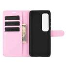 For Xiaomi Mi 10 Ultra Litchi Texture Horizontal Flip Protective Case with Holder & Card Slots & Wallet(Pink) - 3