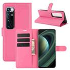 For Xiaomi Mi 10 Ultra Litchi Texture Horizontal Flip Protective Case with Holder & Card Slots & Wallet(Rose Red) - 1