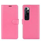 For Xiaomi Mi 10 Ultra Litchi Texture Horizontal Flip Protective Case with Holder & Card Slots & Wallet(Rose Red) - 2