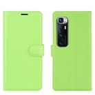 For Xiaomi Mi 10 Ultra Litchi Texture Horizontal Flip Protective Case with Holder & Card Slots & Wallet(Green) - 2