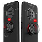 For Huawei Enjoy 20 Plus Metal Ring Holder 360 Degree Rotating TPU Case(Red+Red) - 3