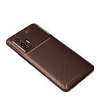 For vivo IQOO 5 Pro Carbon Fiber Texture Shockproof TPU Case(Brown) - 2