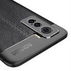 For VIVO IQOO 5 Litchi Texture TPU Shockproof Case(Black) - 3