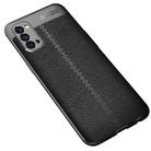 For OPPO Reno4 4G  Litchi Texture TPU Shockproof Case(Black) - 2