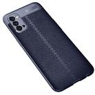 For OPPO Reno4 4G  Litchi Texture TPU Shockproof Case(Navy Blue) - 2