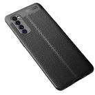 For OPPO Reno4 Pro 4G  Litchi Texture TPU Shockproof Case(Black) - 2