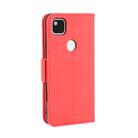 For Google Pixel 4a 4G Wallet Style Skin Feel Calf Pattern Leather Case with Separate Card Slot(Red) - 4