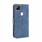 For Google Pixel 4a 4G Wallet Style Skin Feel Calf Pattern Leather Case with Separate Card Slot(Blue) - 4