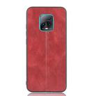 For Xiaomi Redmi 10X 5G/10X Pro 5G Shockproof Sewing Cow Pattern Skin PC + PU + TPU Case(Red) - 2