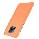 For Xiaomi Redmi 10X 5G/10X Pro 5G Shockproof Crocodile Texture PC + PU Case(Orange) - 3