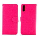 For Xiaomi Redmi 9A Crazy Horse Texture Leather Horizontal Flip Protective Case with Holder & Card Slots & Wallet & Photo Frame(Magenta) - 2