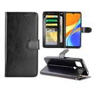 For Xiaomi Redmi 9C Crazy Horse Texture Leather Horizontal Flip Protective Case with Holder & Card Slots & Wallet & Photo Frame(Black) - 1