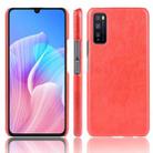 For Huawei Enjoy Z/Enjoy 20 Pro Shockproof Litchi Texture PC + PU Case(Red) - 1