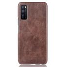 For Huawei Enjoy Z/Enjoy 20 Pro Shockproof Litchi Texture PC + PU Case(Brown) - 2