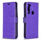 For Motorola Moto G Pro Crazy Horse Texture Horizontal Flip Leather Case with Holder & Card Slots & Wallet & Photo Frame(Purple) - 1