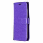 For Motorola Moto G Pro Crazy Horse Texture Horizontal Flip Leather Case with Holder & Card Slots & Wallet & Photo Frame(Purple) - 2