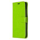 For Motorola Moto G Pro Crazy Horse Texture Horizontal Flip Leather Case with Holder & Card Slots & Wallet & Photo Frame(Green) - 2