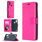 For Motorola Moto E6s (2020) Crazy Horse Texture Horizontal Flip Leather Case with Holder & Card Slots & Wallet & Photo Frame(Rose) - 2