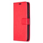 For Motorola Moto E6s (2020) Crazy Horse Texture Horizontal Flip Leather Case with Holder & Card Slots & Wallet & Photo Frame(Red) - 3