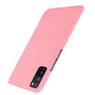 For Huawei Enjoy Z/Enjoy 20 Pro Shockproof Crocodile Texture PC + PU Case(Pink) - 3