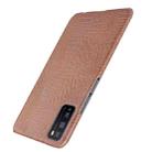 For Huawei Enjoy Z/Enjoy 20 Pro Shockproof Crocodile Texture PC + PU Case(Brown) - 3