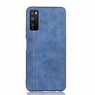 For Huawei Enjoy Z/Enjoy 20 Pro Shockproof Sewing Cow Pattern Skin PC + PU + TPU Case(Blue) - 2