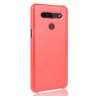 For LG K51S Shockproof Litchi Texture PC + PU Case(Red) - 3
