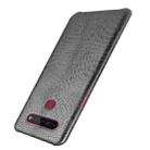 For LG K51S Shockproof Crocodile Texture PC + PU Case(Black) - 3