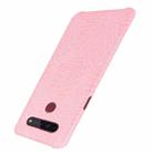 For LG K51S Shockproof Crocodile Texture PC + PU Case(Pink) - 3