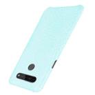 For LG K41S Shockproof Crocodile Texture PC + PU Case(Light green) - 3