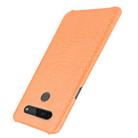 For LG K41S Shockproof Crocodile Texture PC + PU Case(Orange) - 3