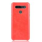 For LG K41S Shockproof Litchi Texture PC + PU Case(Red) - 2