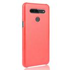 For LG K41S Shockproof Litchi Texture PC + PU Case(Red) - 3