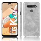 For LG K41S Shockproof Litchi Texture PC + PU Case(Gray) - 1