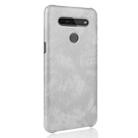 For LG K41S Shockproof Litchi Texture PC + PU Case(Gray) - 3