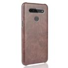 For LG K41S Shockproof Litchi Texture PC + PU Case(Brown) - 2