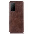 For Huawei Honor Play4 Shockproof Litchi Texture PC + PU Case(Brown) - 2
