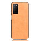 For Huawei Honor Play4 Shockproof Sewing Cow Pattern Skin PC + PU + TPU Case(Orange) - 2