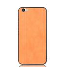 For Vivo V5/Y67 Shockproof Sewing Cow Pattern Skin PC + PU + TPU Case(Orange) - 2