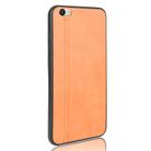 For Vivo V5/Y67 Shockproof Sewing Cow Pattern Skin PC + PU + TPU Case(Orange) - 3