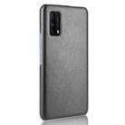 For Vivo Z1x  Shockproof Litchi Texture PC + PU Case(Black) - 3