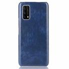 For Vivo Z1x  Shockproof Litchi Texture PC + PU Case(Blue) - 2