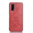 For Vivo Z1x Shockproof Sewing Cow Pattern Skin PC + PU + TPU Case(Red) - 2