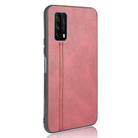 For Vivo Z1x Shockproof Sewing Cow Pattern Skin PC + PU + TPU Case(Red) - 3