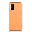 For Vivo Z1x Shockproof Sewing Cow Pattern Skin PC + PU + TPU Case(Orange) - 2