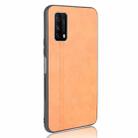 For Vivo Z1x Shockproof Sewing Cow Pattern Skin PC + PU + TPU Case(Orange) - 3