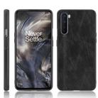 For OnePlus Nord Shockproof Sewing Cow Pattern Skin PC + PU + TPU Case(Black) - 1