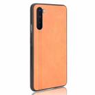 For OnePlus Nord Shockproof Sewing Cow Pattern Skin PC + PU + TPU Case(Orange) - 3