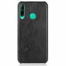 For Xiaomi Redmi 9C Shockproof Litchi Texture PC + PU Case(Black) - 2